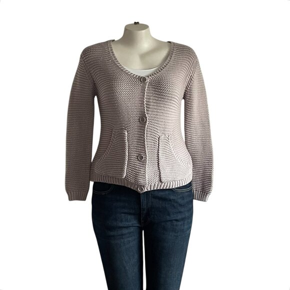 Heather by Bordeaux Waffle Knit Cardigan Sweater - M/L - Picture 2 of 5